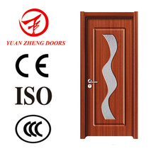 Intérieur Porte en bois PVC Toilet Door PVC Salle de bain Prix de porte